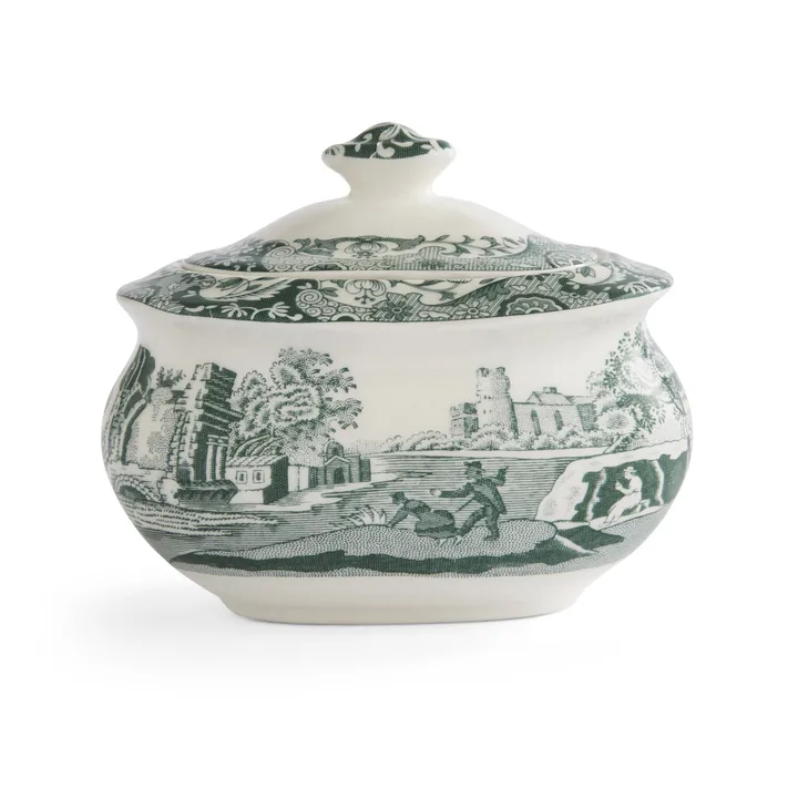 Heritage Green Italian 糖罐 - 绿色, 0.25 L - Spode