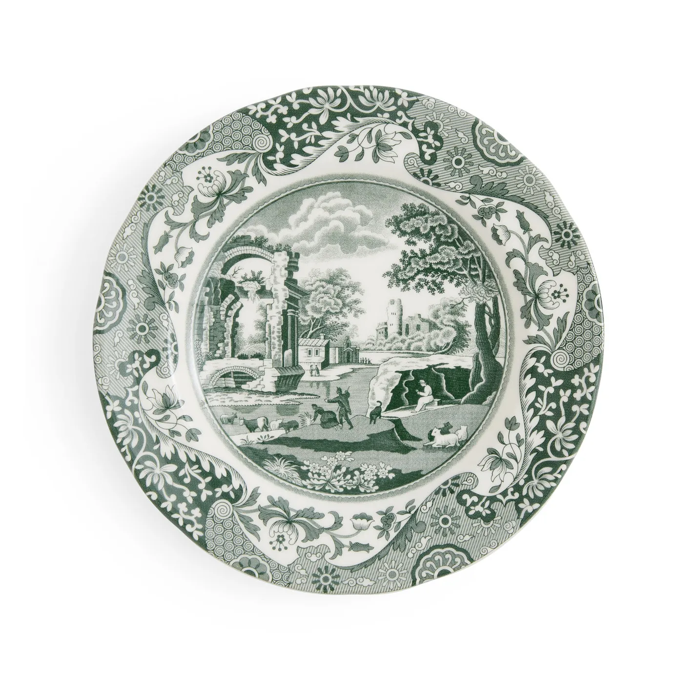 Heritage Green Italian 盘子, 绿色, Ø15 cm Spode