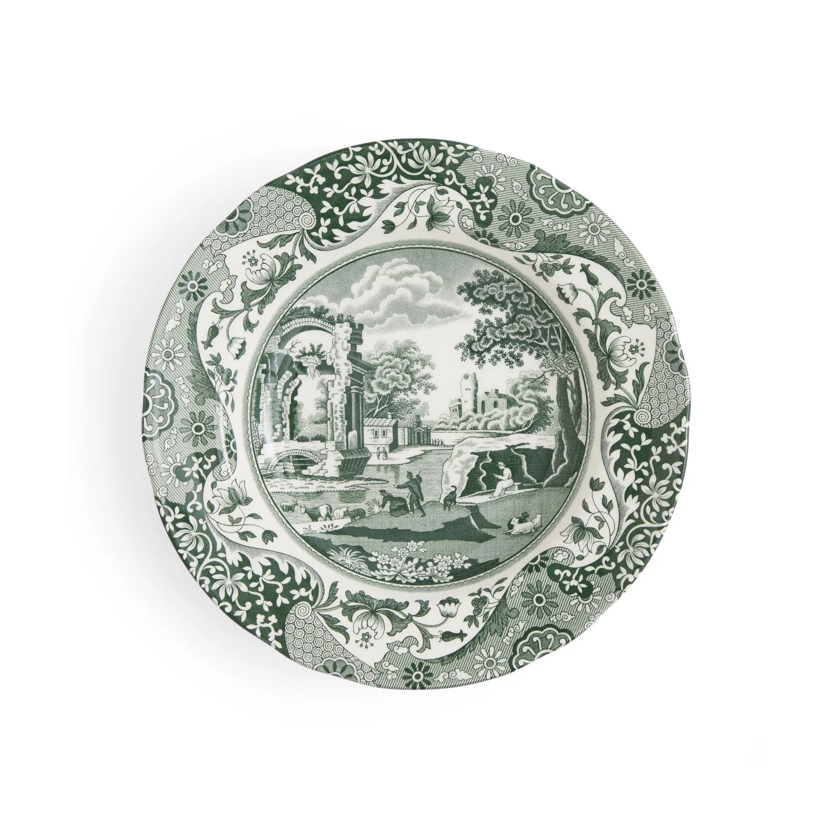 Heritage Green Italian 深盘, 绿色, Ø23 cm Spode