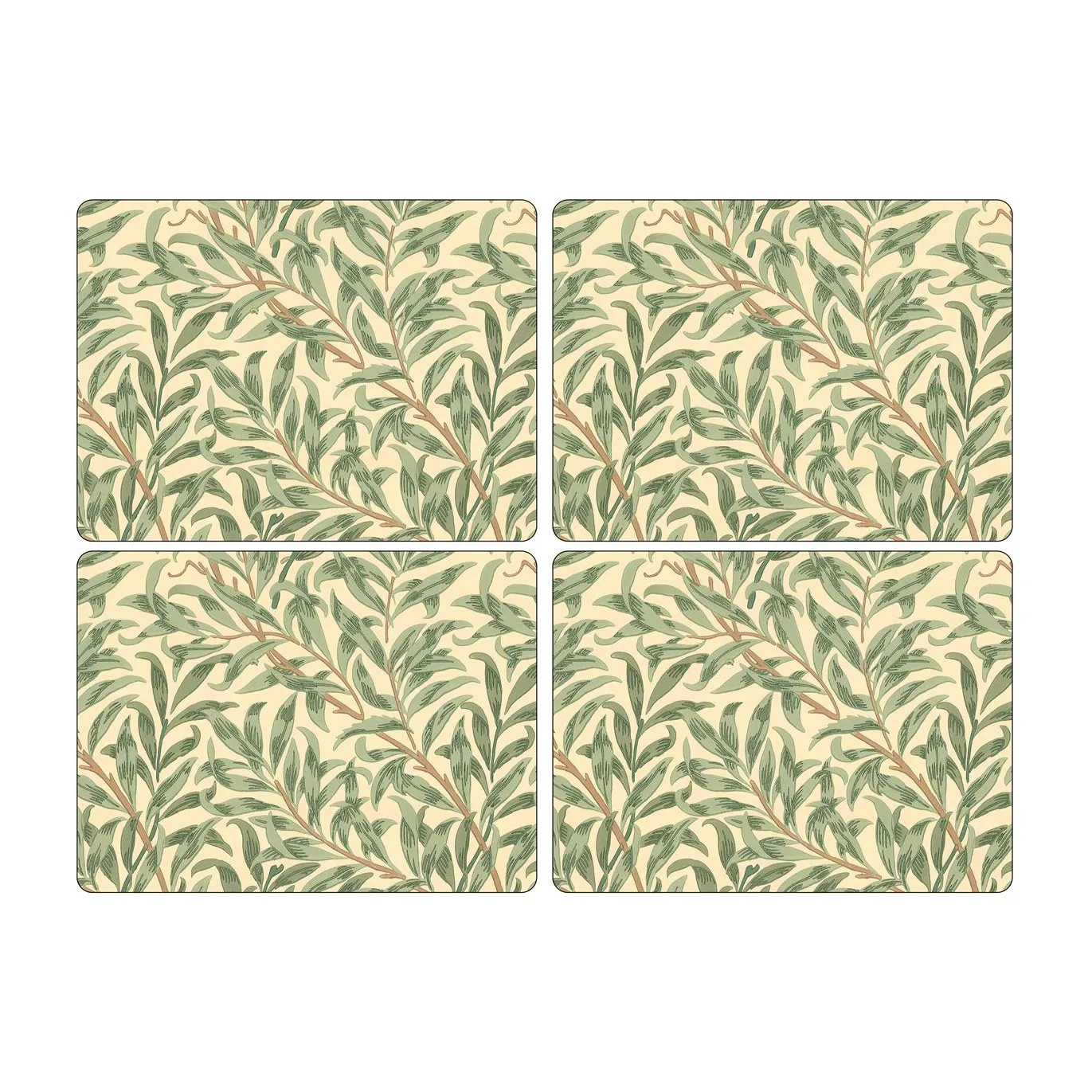 Willow Bough 餐垫 30x40 cm 4 pack, Green Spode