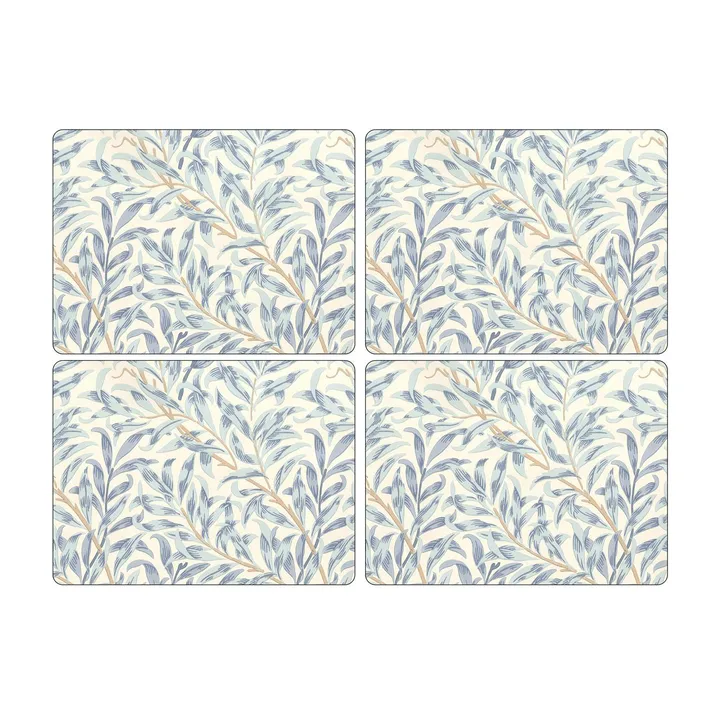 Willow Bough 餐垫 30x40cm 四件装 - 蓝色 - Spode