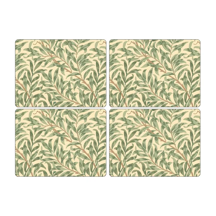 Willow Bough 餐垫 30x40cm 四件装 - 绿色 - Spode