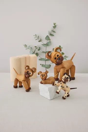 悦动犬_乔伊 装饰摆件11cm - 枫木色 - Spring Copenhagen