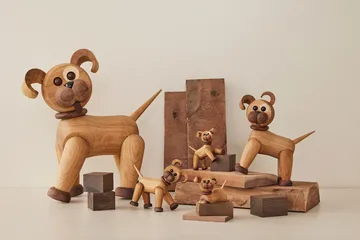 伙伴犬_巴迪_20.5cm 摆件20.5cm - 橡木 - Spring Copenhagen