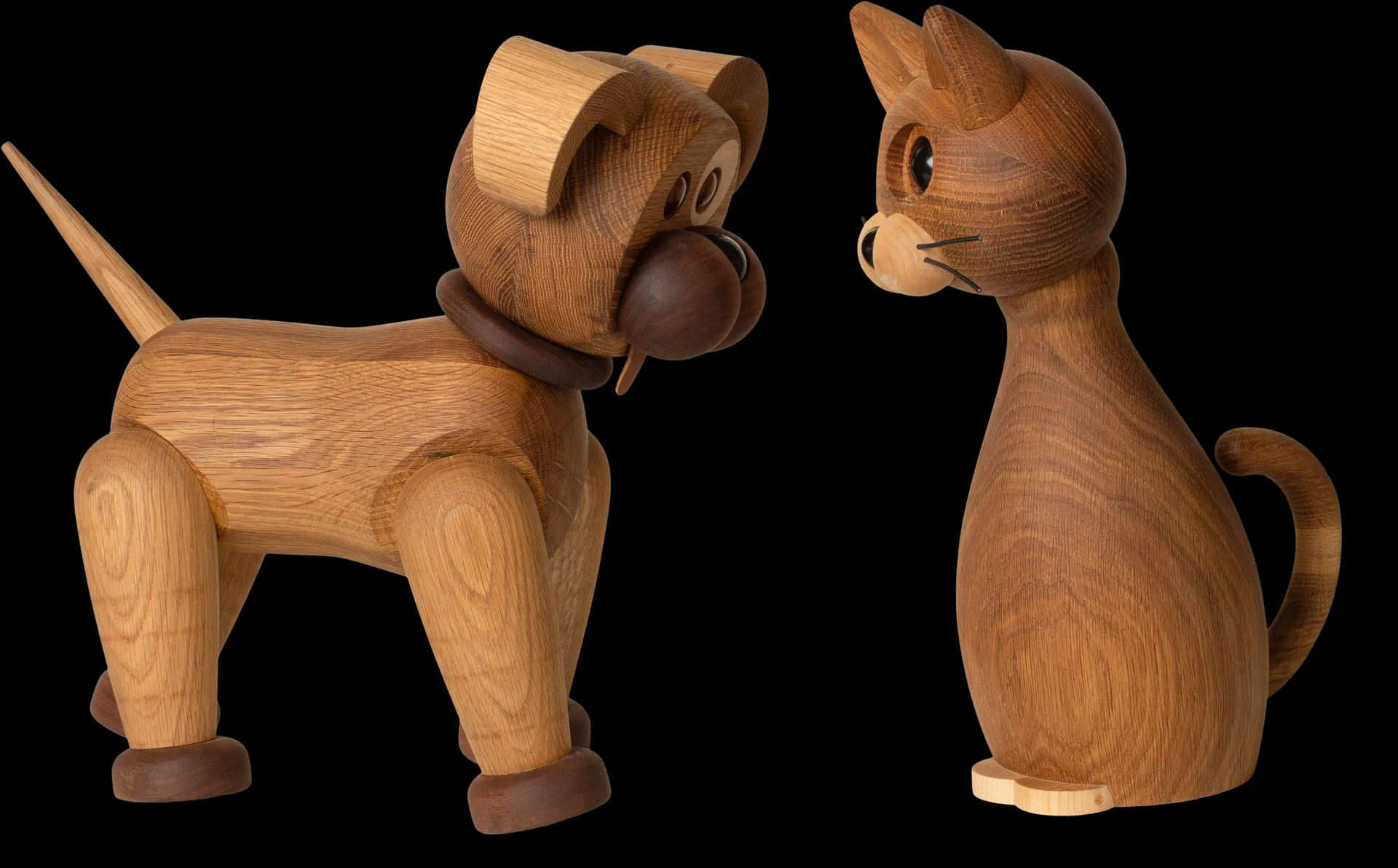 经典幸运猫 摆件42cm, 橡木_枫木 Spring Copenhagen