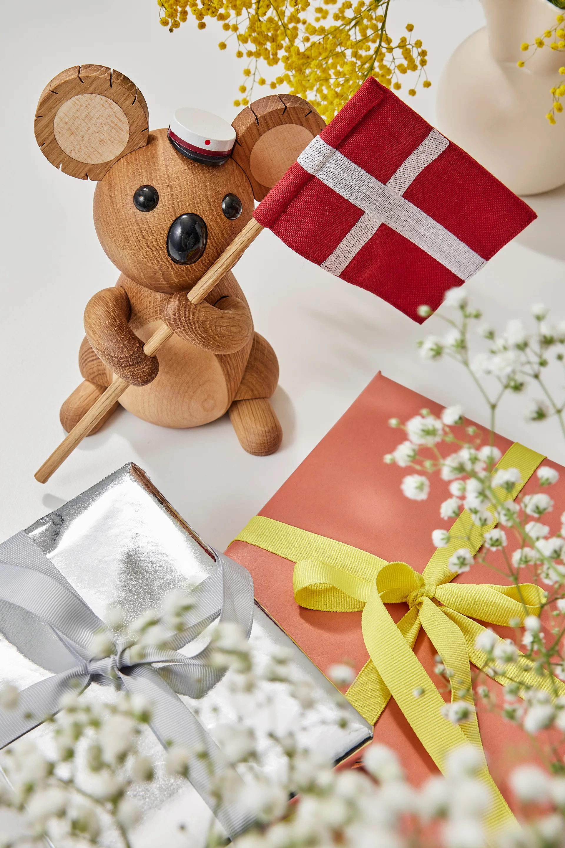 Aussie koala 装饰 17.5 cm, 自然木色 Spring Copenhagen