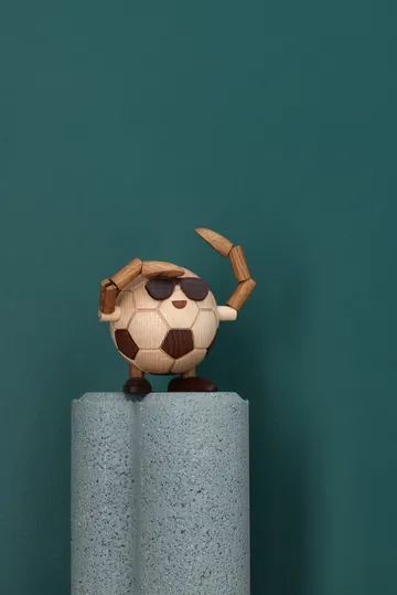 Billy Ball 足球运动员造型摆件 - 米色_8x6.5x6.7cm - Spring Copenhagen
