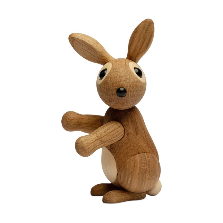 Bounce 弹跳兔子装饰摆件 9.5cm - 橡木 - Spring Copenhagen