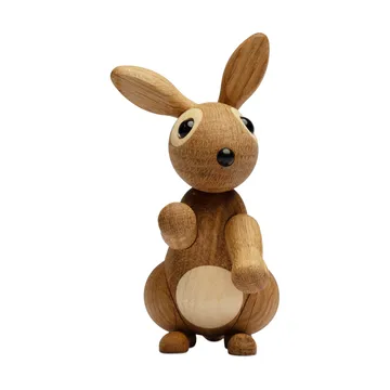 Bounce 弹跳兔子装饰摆件 9.5cm - 橡木 - Spring Copenhagen