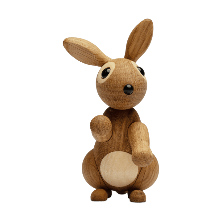 Bounce rabbit 装饰 9.5 cm, 自然木色 Spring Copenhagen