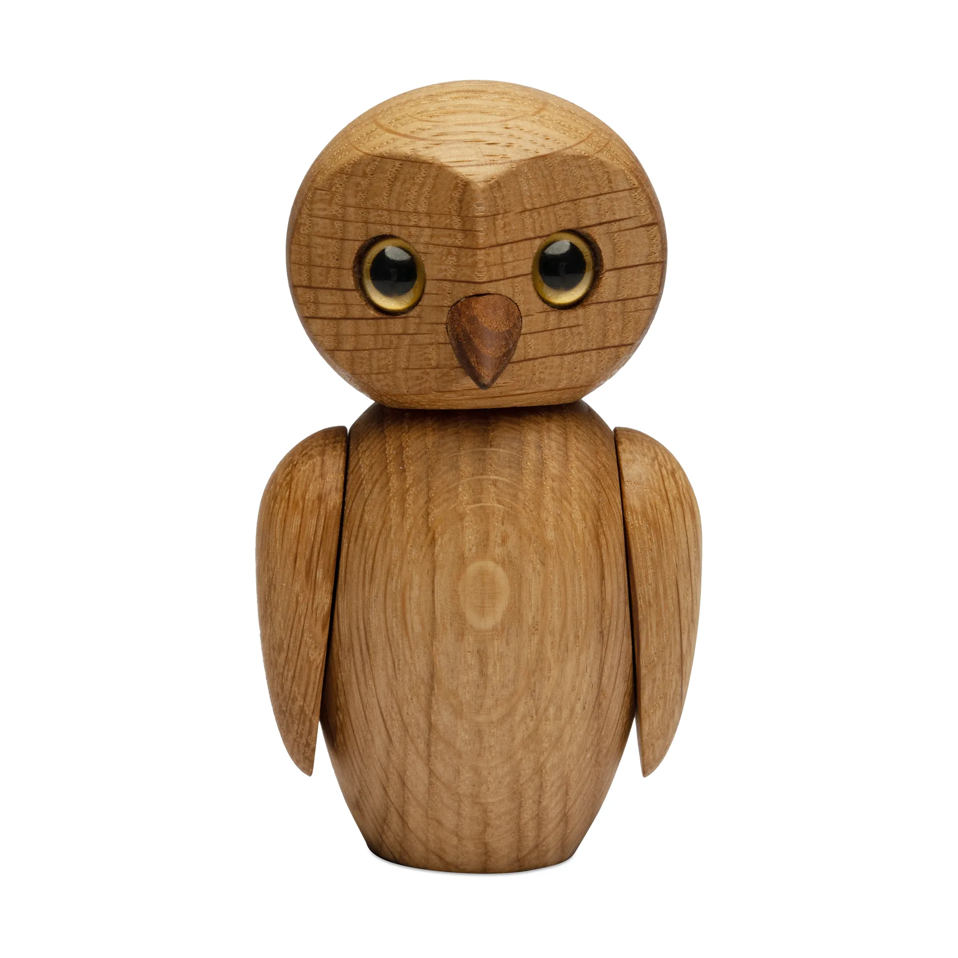 Clever owl 装饰 10 cm, 自然木色 Spring Copenhagen