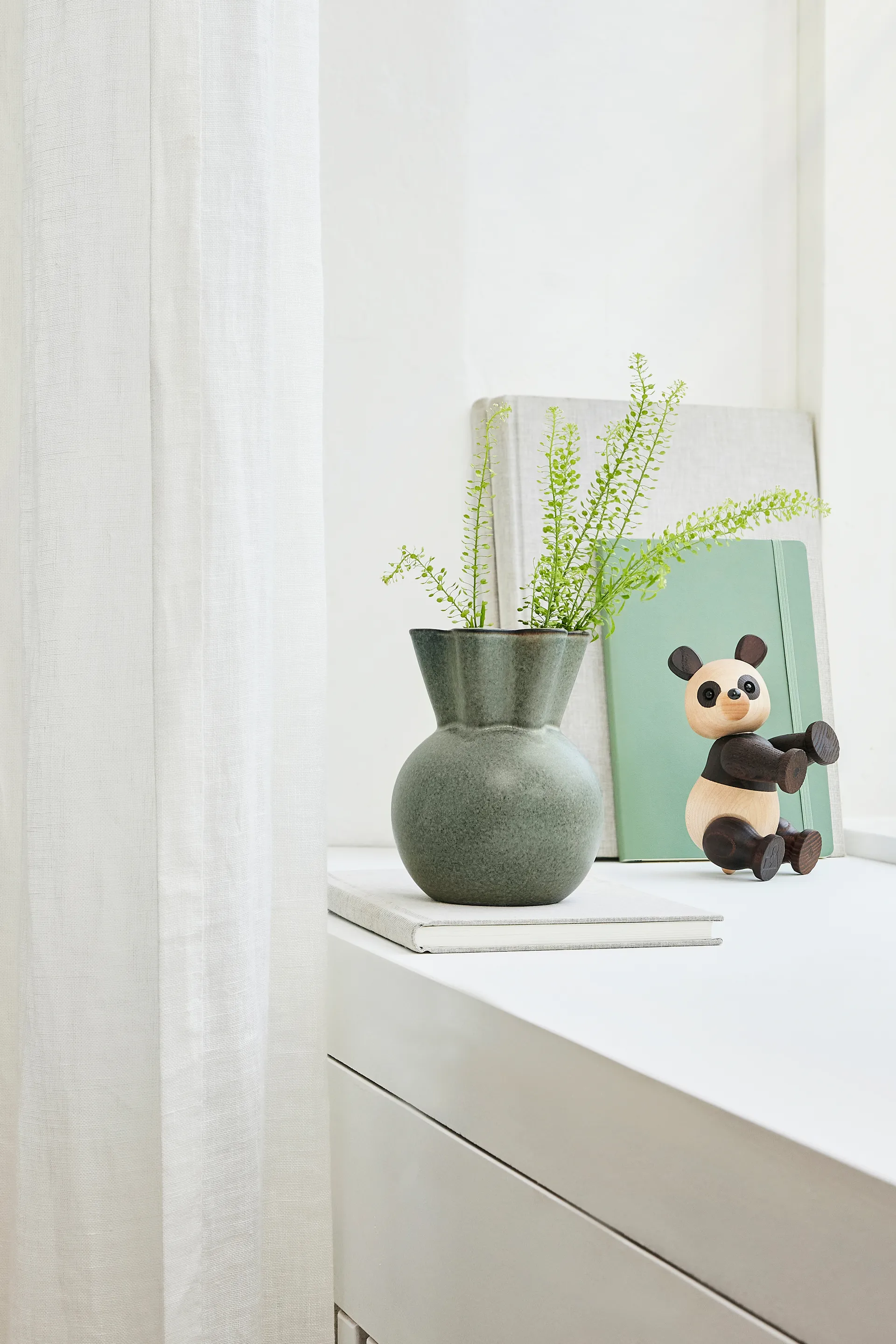 Eva Stæhr-Nielsen 花瓶 14 cm, Moss 绿色 Spring Copenhagen