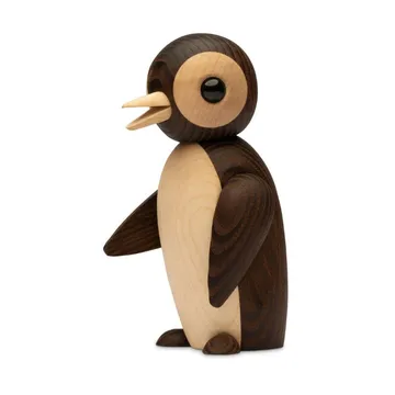 Frost Penguin 霜色企鹅装饰摆件 12.5cm - 棕色 - Spring Copenhagen