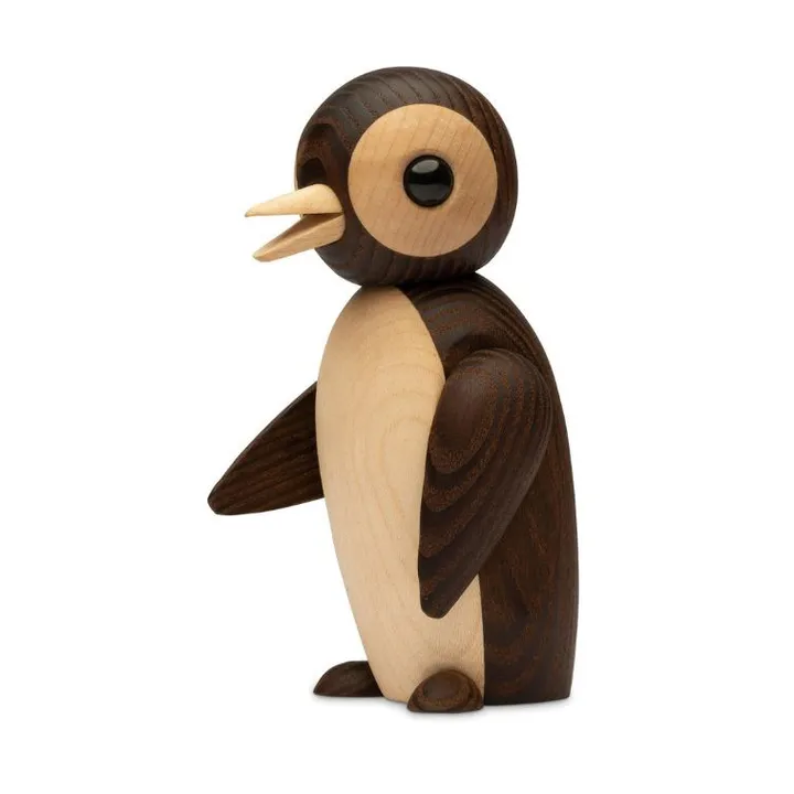 Frost Penguin 霜色企鹅装饰摆件 12.5cm - 棕色 - Spring Copenhagen
