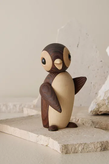 Frost Penguin 霜色企鹅装饰摆件 12.5cm - 棕色 - Spring Copenhagen