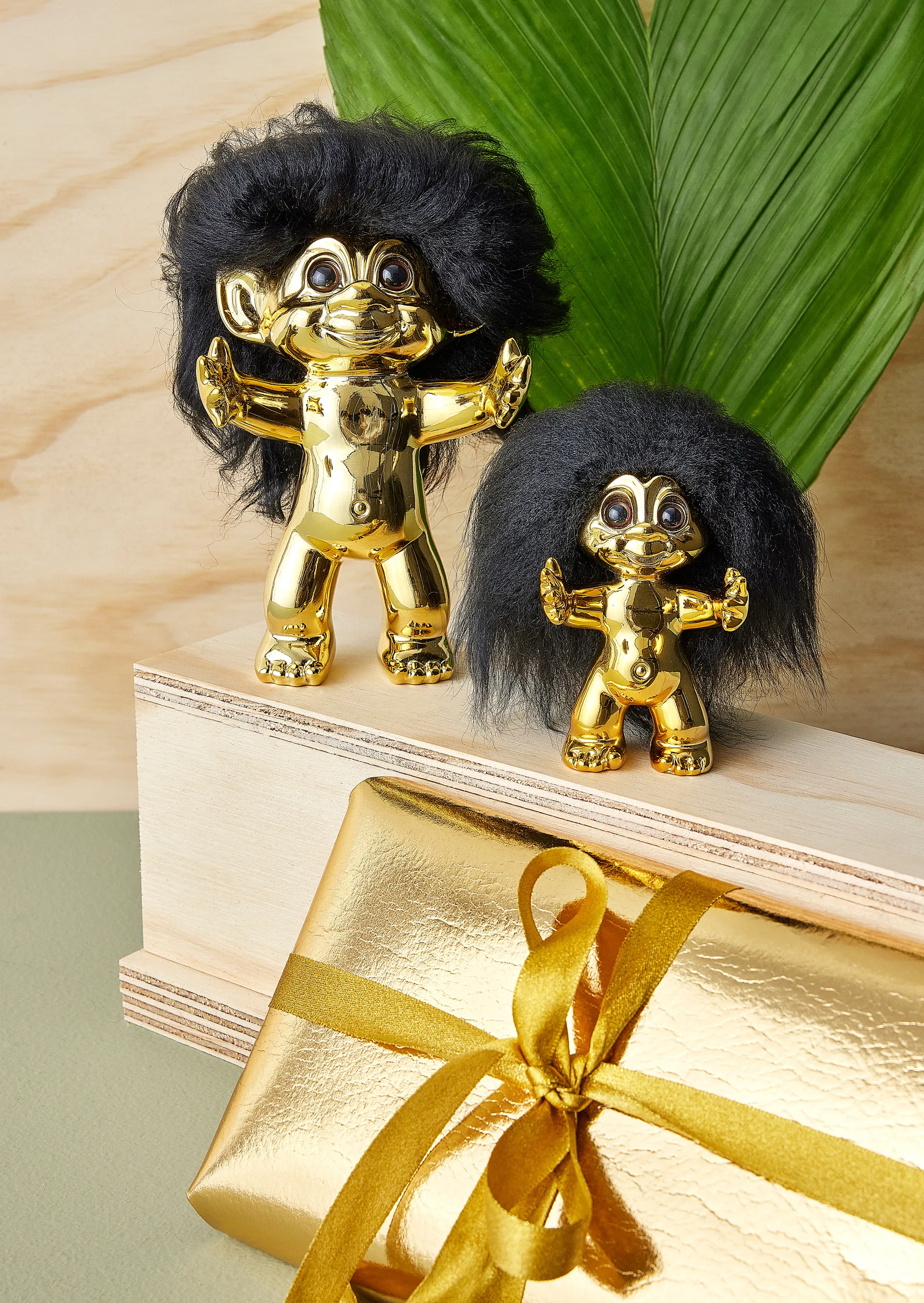 Good Luck Troll 9 cm, 黄铜 Spring Copenhagen