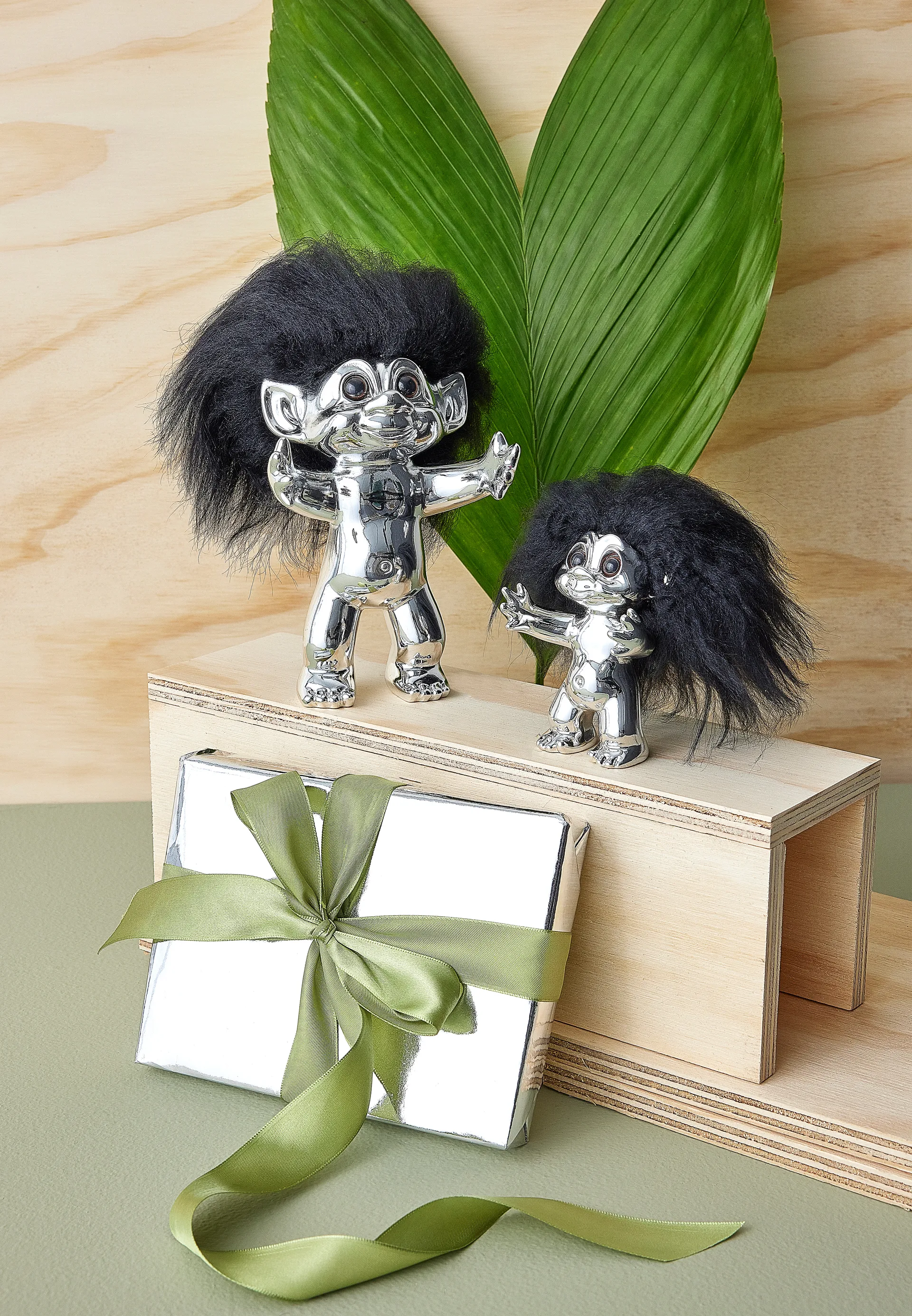 Good Luck Troll 9 cm, 镀铬色 Spring Copenhagen