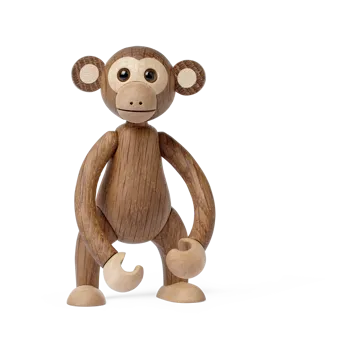 Jolly Monkey 欢乐猴子装饰摆件 11cm - 橡木 - Spring Copenhagen