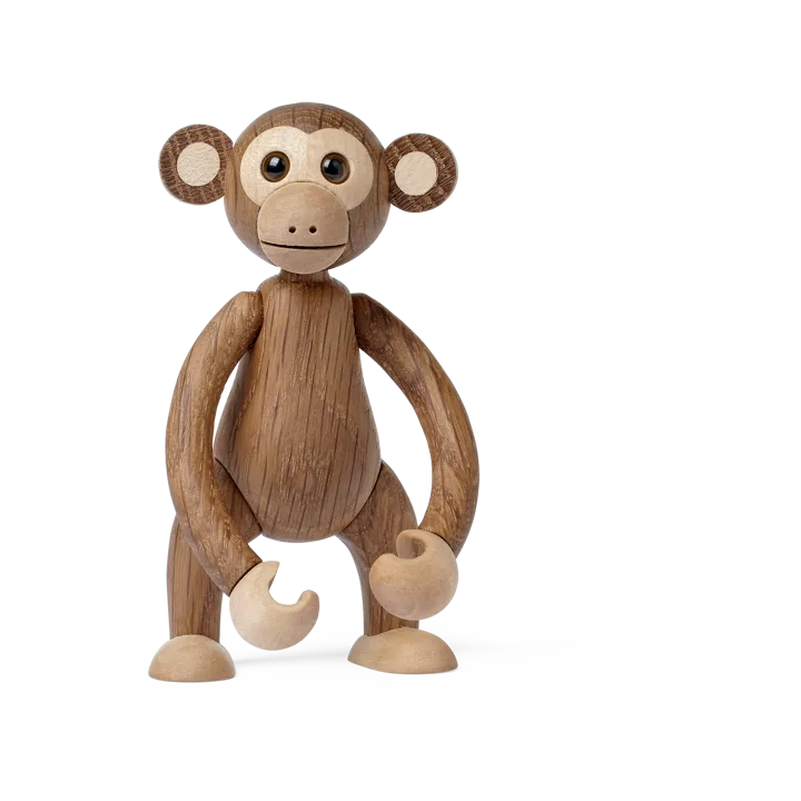 Jolly Monkey 欢乐猴子装饰摆件 11cm - 橡木 - Spring Copenhagen