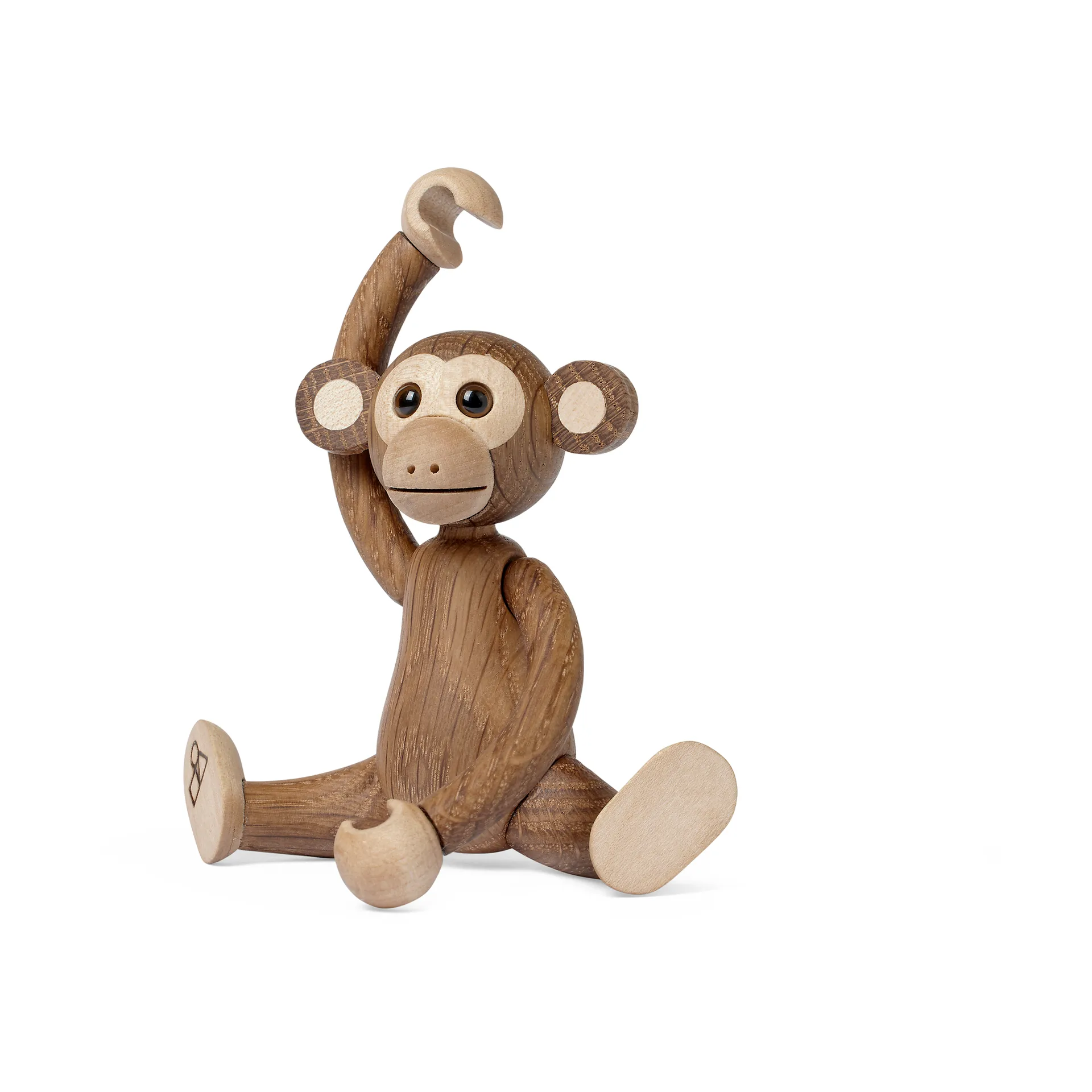 Jolly Monkey 欢乐猴子装饰摆件 11cm, 橡木 Spring Copenhagen