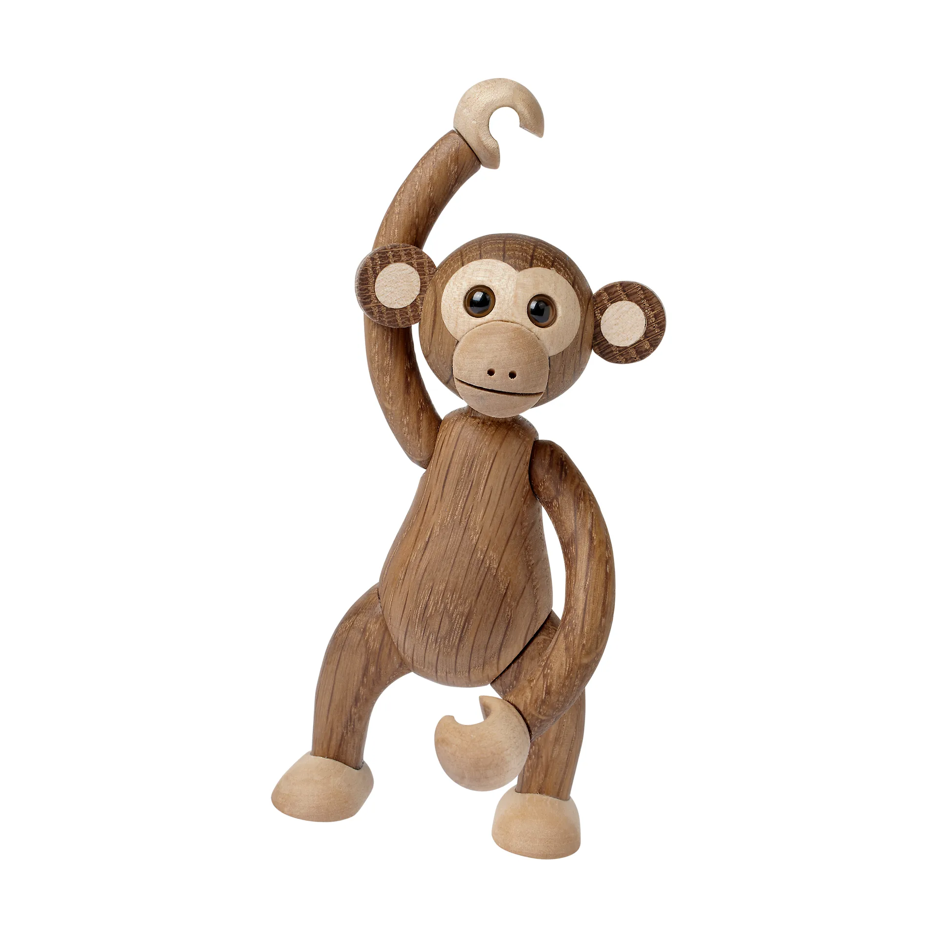Jolly Monkey 欢乐猴子装饰摆件 11cm, 橡木 Spring Copenhagen