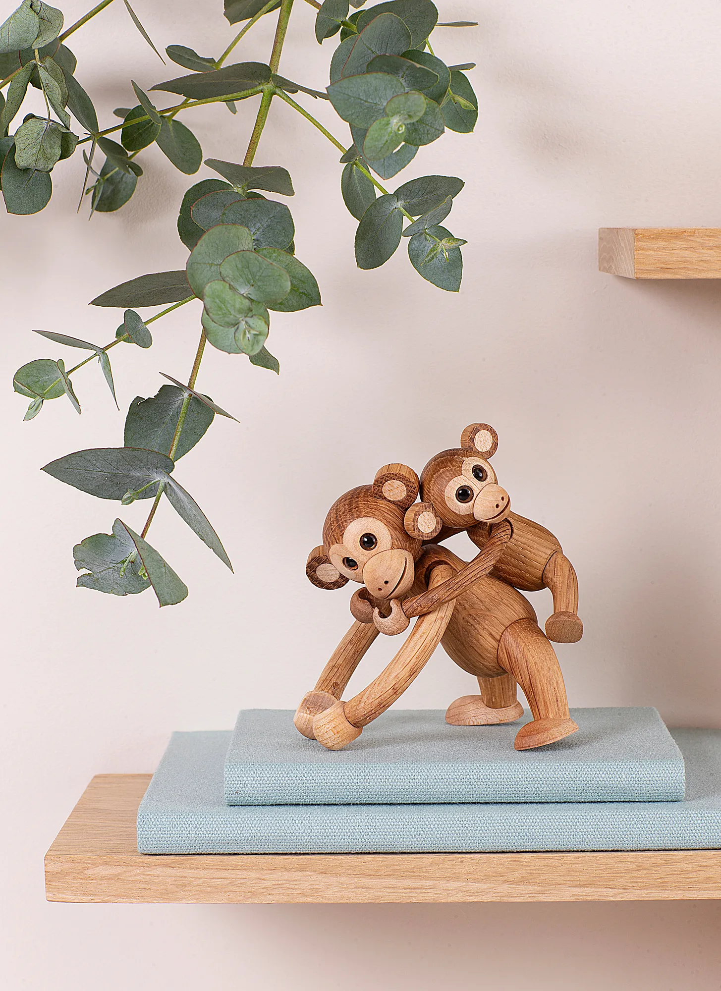 Jolly Monkey 欢乐猴子装饰摆件 11cm, 橡木 Spring Copenhagen