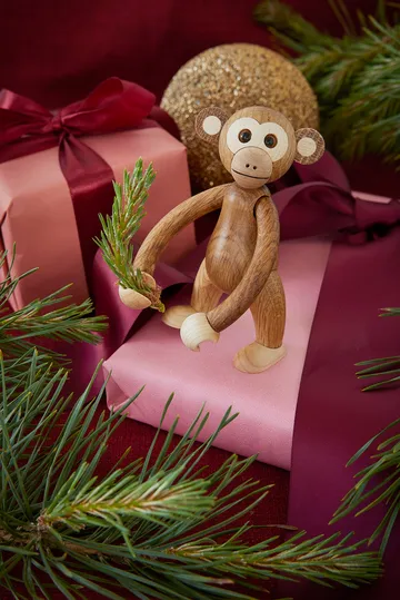 Jolly Monkey 欢乐猴子装饰摆件 11cm - 橡木 - Spring Copenhagen