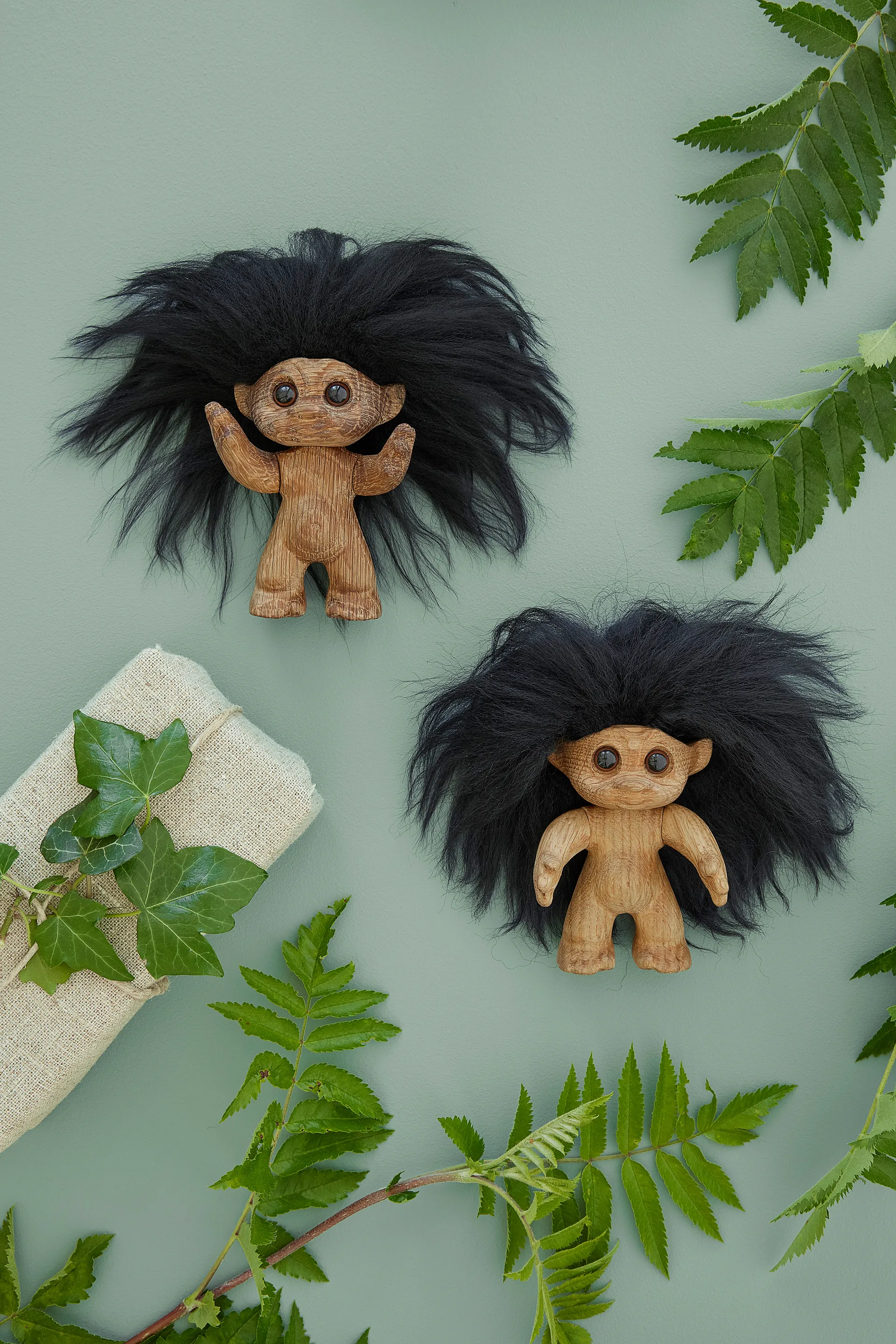 Lucky troll 9 cm, 自然木色 Spring Copenhagen