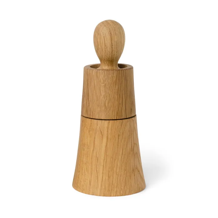 Mrs. Salt 盐瓶研磨器（迷你款）16cm - 浅橡木色 - Spring Copenhagen