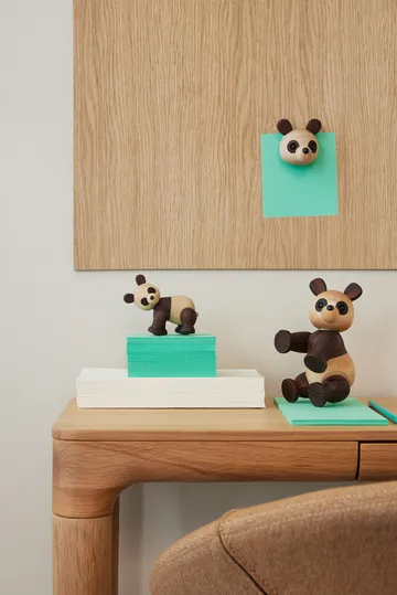 Pixi Panda 枫木熊猫装饰摆件 9cm - 棕色 - Spring Copenhagen