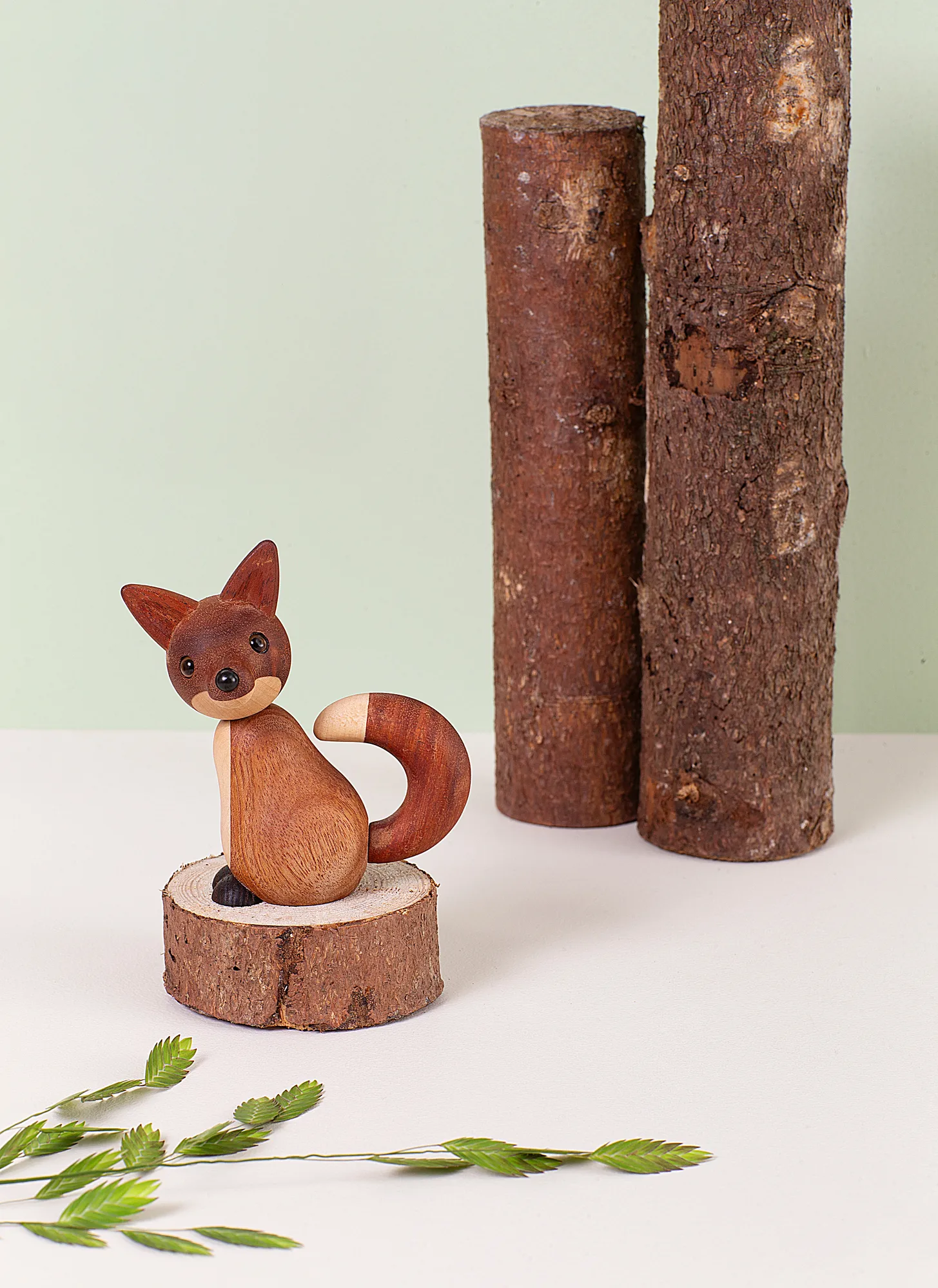 Roxy fox 装饰 10 cm, Mahogany Spring Copenhagen