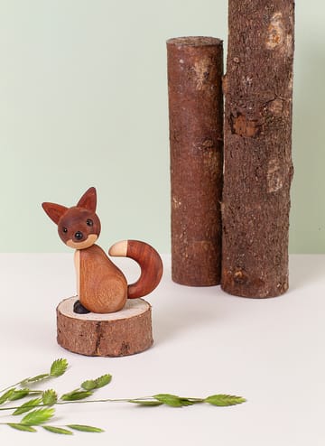 Roxy fox 装饰 10 cm - Mahogany - Spring Copenhagen