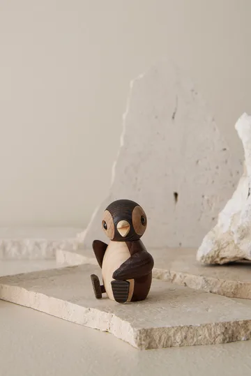 Snow Penguin 雪企鹅幼崽装饰摆件 7cm - 棕色 - Spring Copenhagen