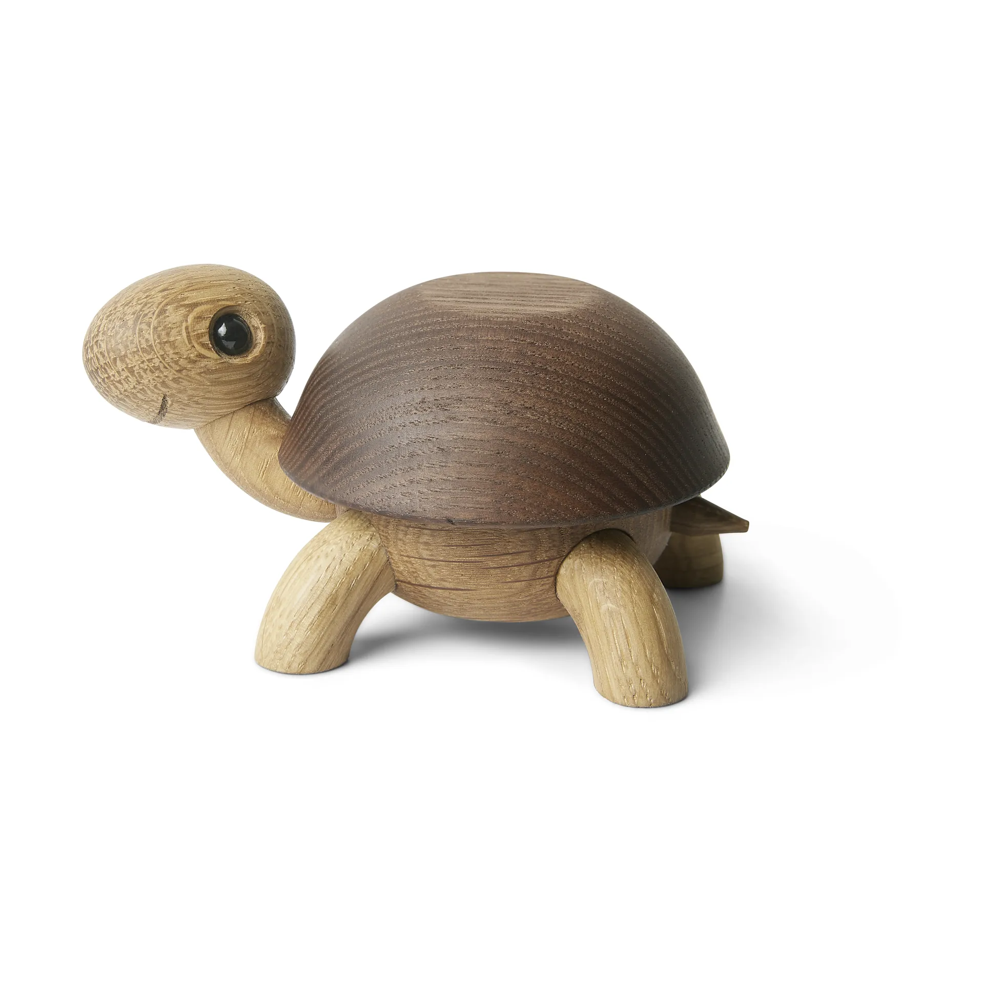 Speedy turtle 装饰 4 cm, 自然木色-ash Spring Copenhagen