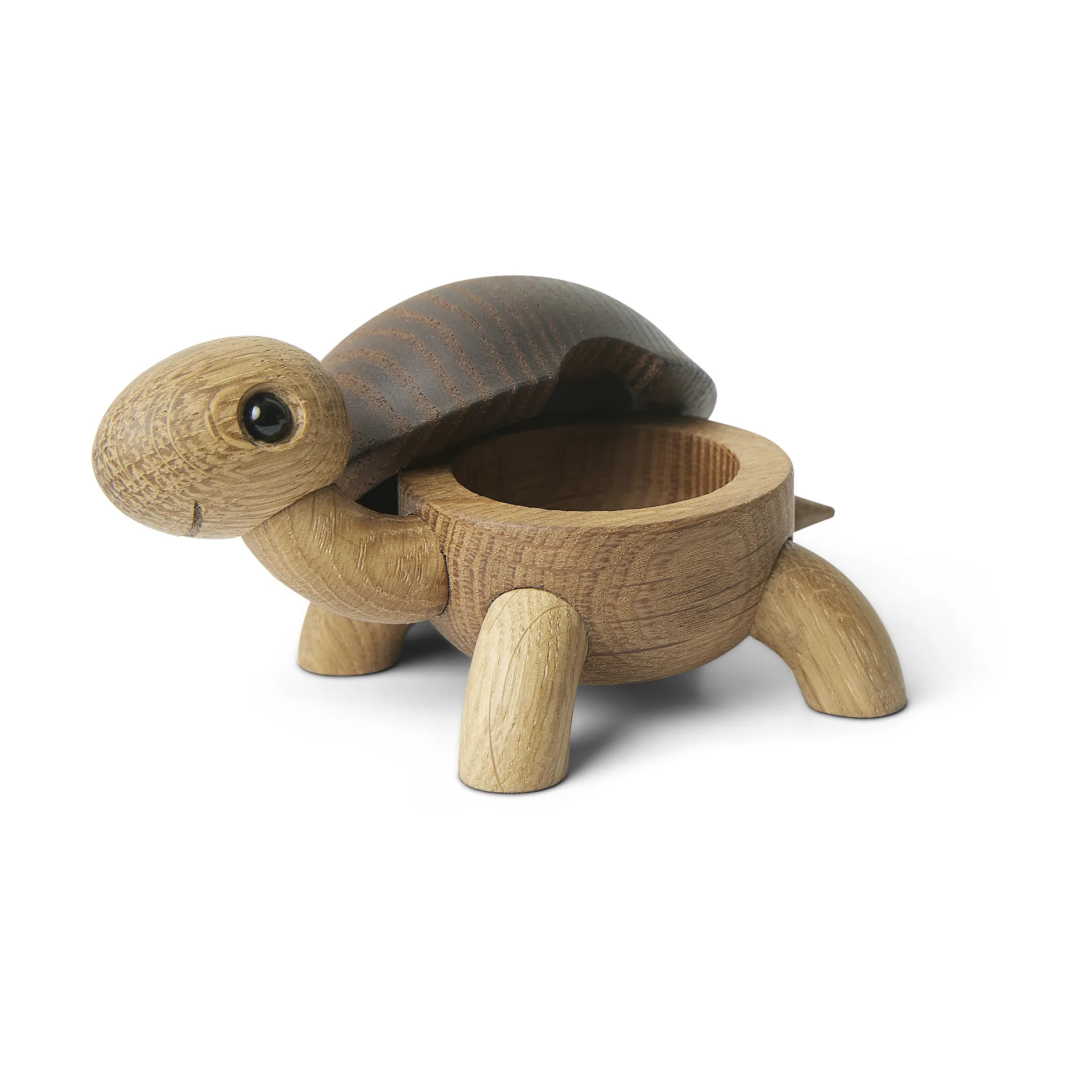 Speedy turtle 装饰 4 cm, 自然木色-ash Spring Copenhagen