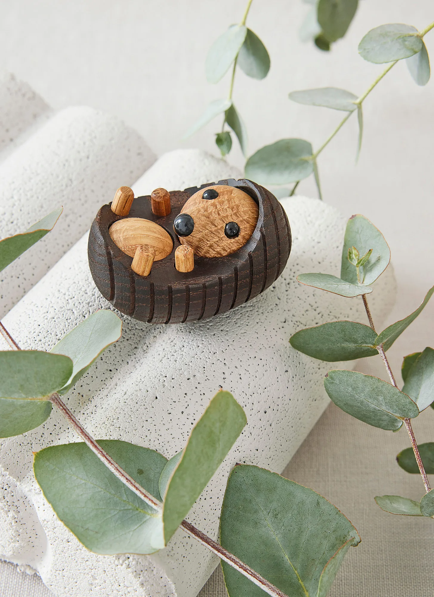 Spike hedgehog 装饰 4 cm, Thermo 白蜡木 Spring Copenhagen