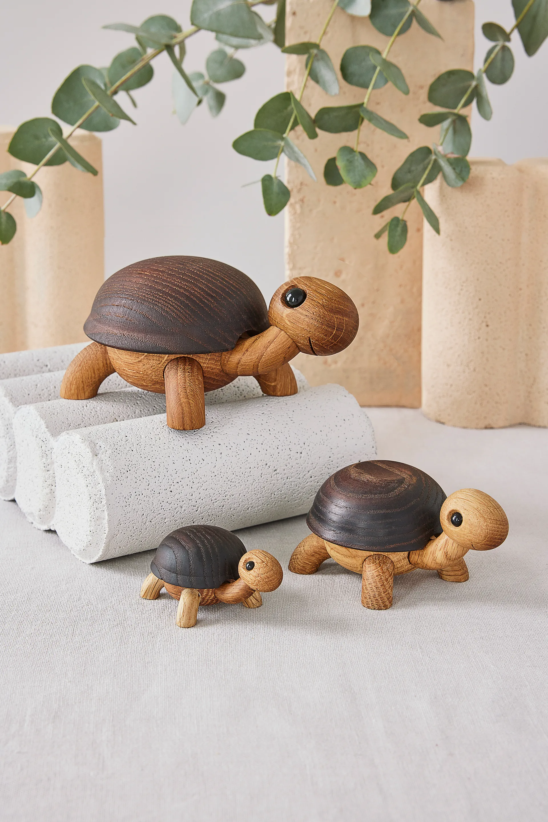 Sporty Turtle 动感海龟婴儿房装饰 3.5cm, 橡木 Spring Copenhagen