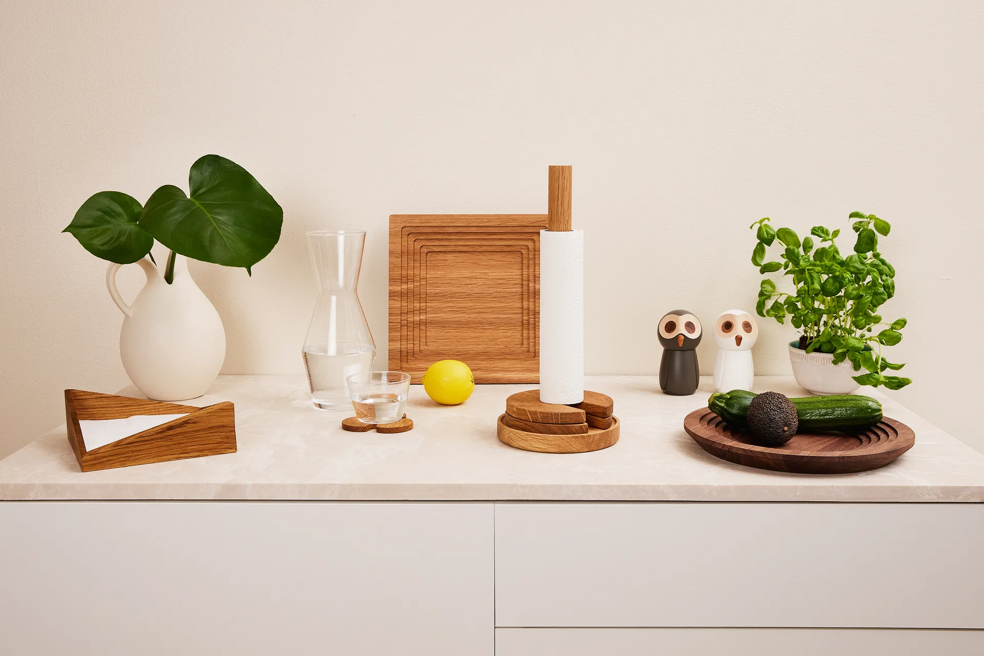 Stack 简约厨房纸巾架, 橡木 Spring Copenhagen
