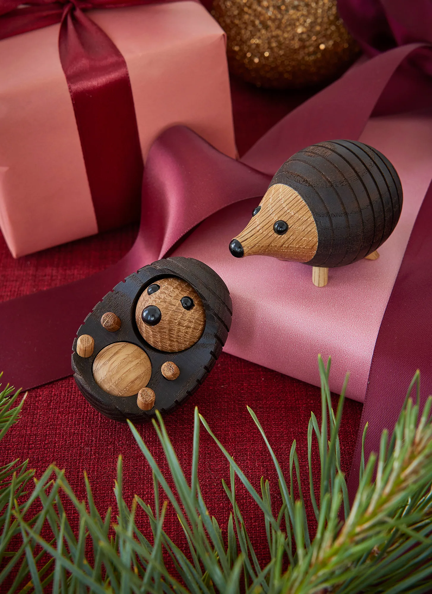 Stick hedgehog 装饰 4.5 cm, Thermo 白蜡木 Spring Copenhagen