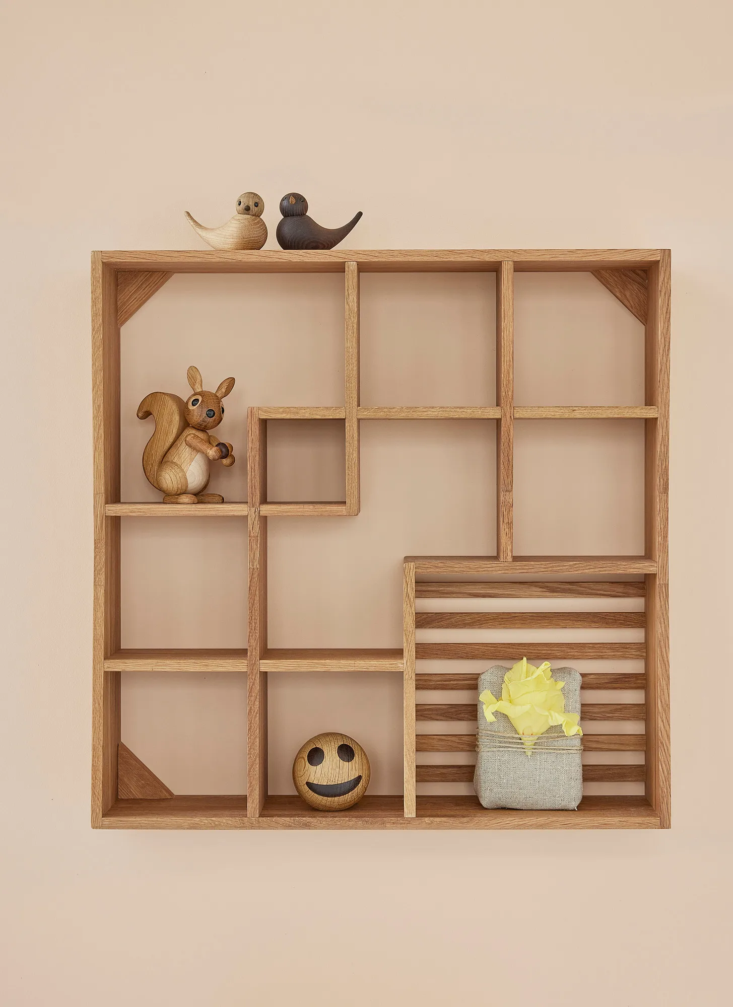 Sweeties swallow 装饰 5.4 cm 2 parts, 自然木色 Spring Copenhagen