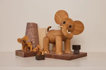 Tembo 大象装饰摆件 41cm - 橡木 - Spring Copenhagen