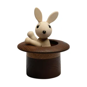 The Magic Hat 魔术帽兔子装饰摆件 9.5cm - 枫木色 - Spring Copenhagen