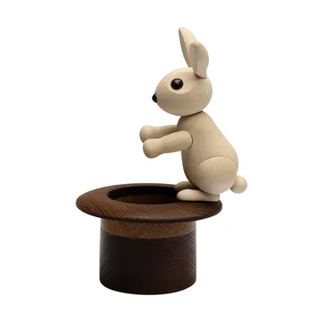 The Magic Hat 魔术帽兔子装饰摆件 9.5cm - 枫木色 - Spring Copenhagen