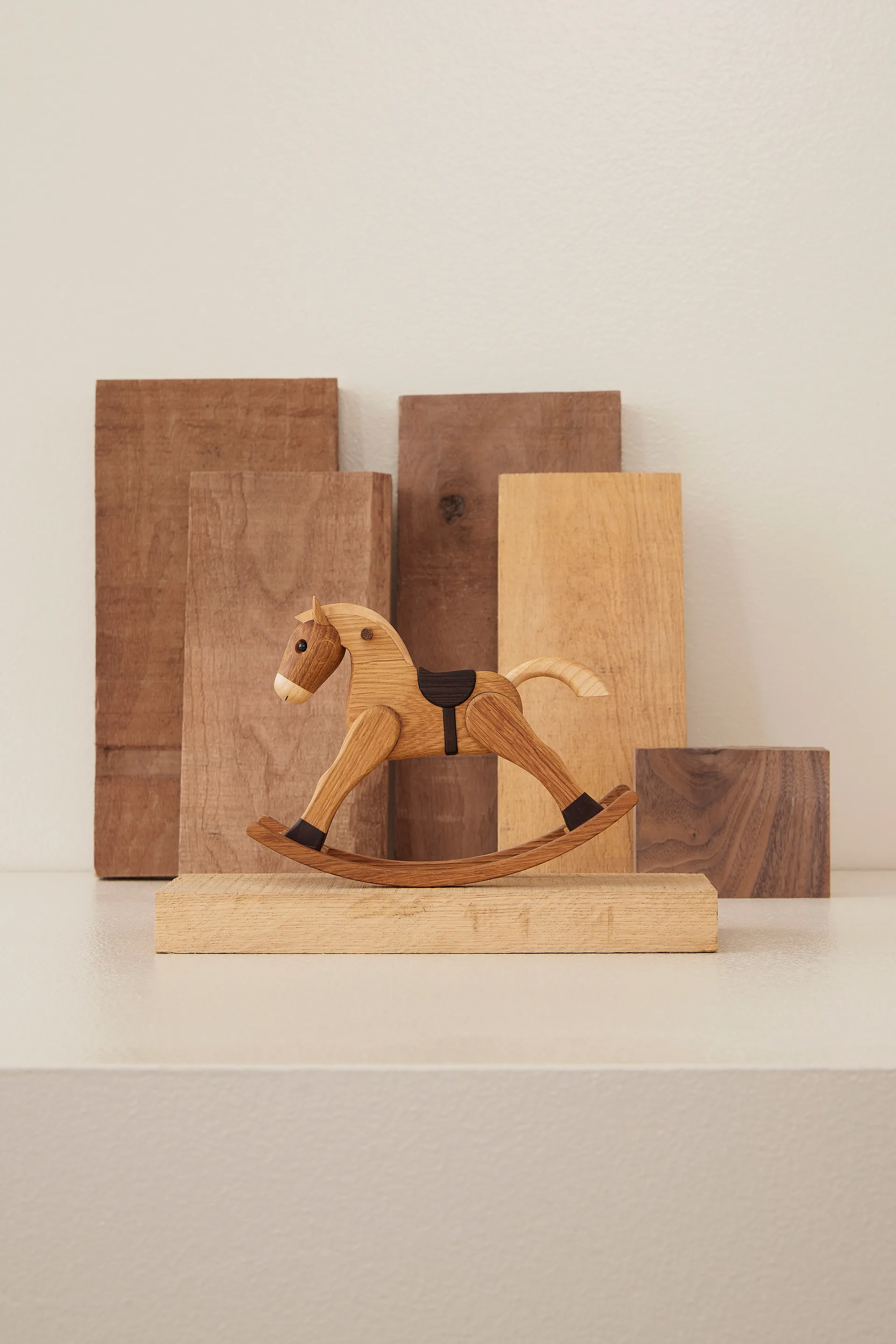 The Rocking Horse 装饰 13.5 cm, 自然木色 Spring Copenhagen