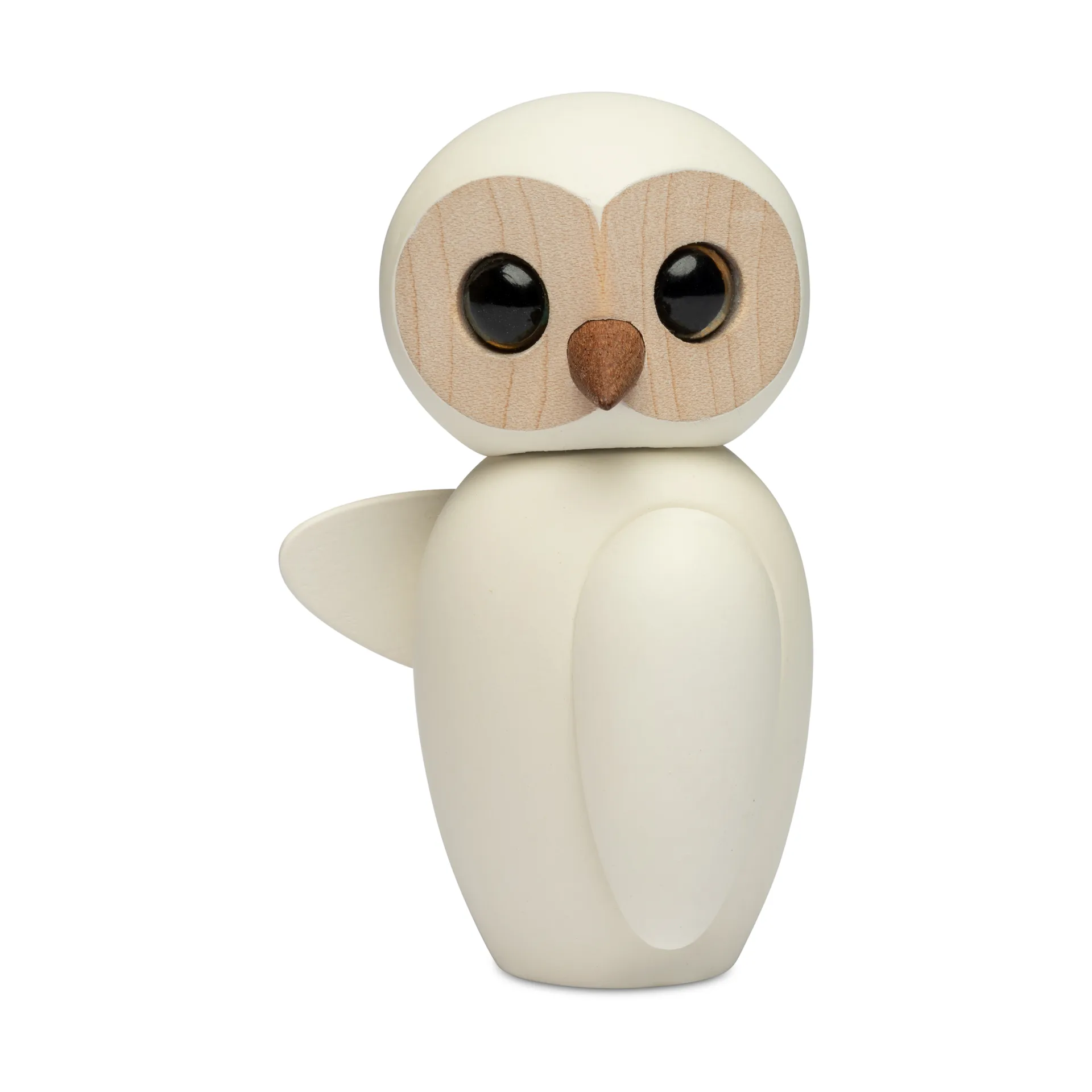 Wise owl 装饰 7 cm, 白色 Spring Copenhagen