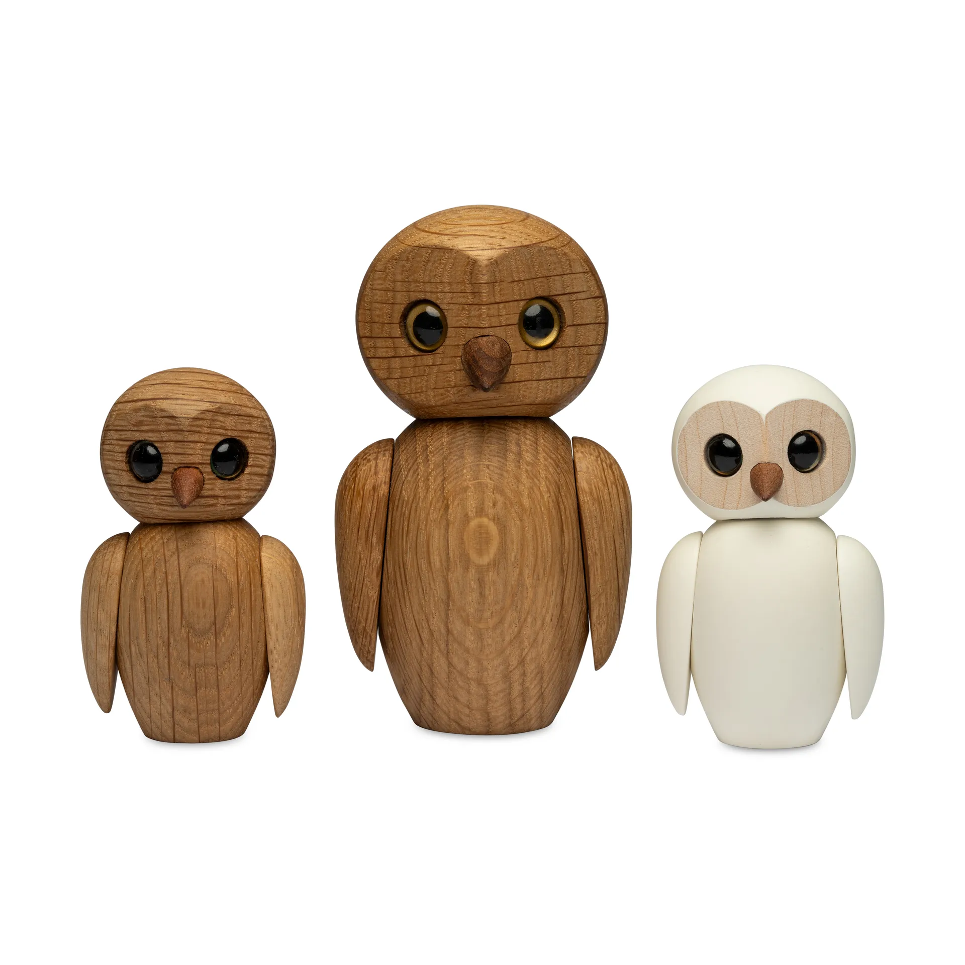 Wise owl 装饰 7 cm, 白色 Spring Copenhagen