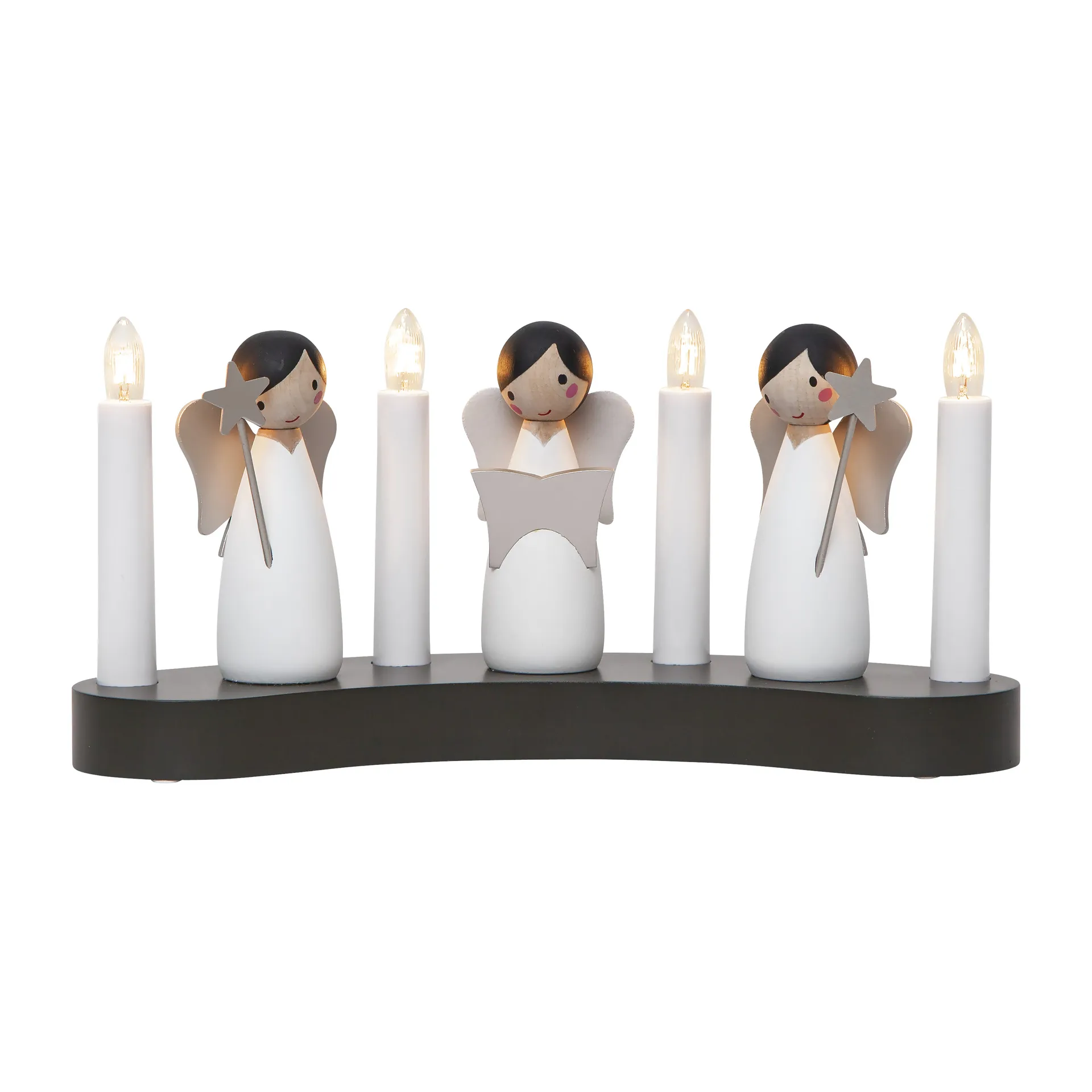 Angel choir advent candle, 白色 Star Trading