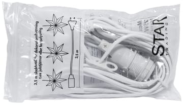 Basic cord stand E14 3.5 m - 白色 - Star Trading