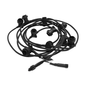 Connecta light string E27 7.35 m - 黑色 - Star Trading