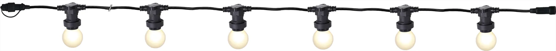 Connecta light string E27 7.35 m, 黑色 Star Trading